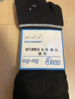 ICE ASSIST 吸汗速乾消臭糸ソックス 3足セット