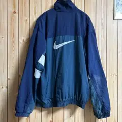 古着Nike ナイロンジャケット Mサイズ ネイビー