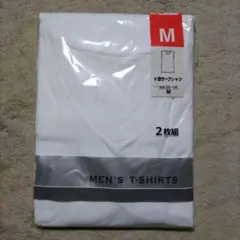 ホワイト Vネック Tシャツ 2枚組 M 未使用品