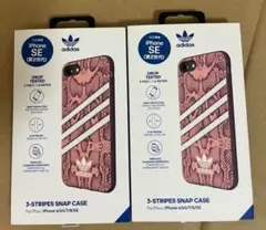 adidas アディダス iPhone SE 3ストライプスナップケース