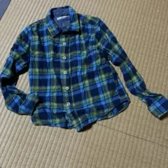 MPS チェック柄 長袖シャツ 130サイズ