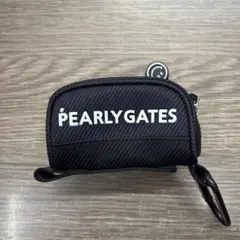 【新品未使用】PEARLY GATES ボールポーチ ボールケース ブラック