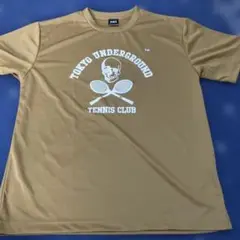 東京アンダーグラウンドテニスクラブ　ヤルデテニス　Tシャツ　XL コヨーテ