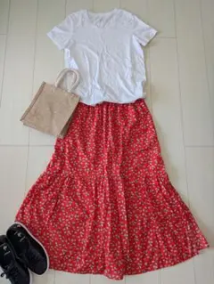 値下げ☆UNIQLO Paul & Joe 花柄スカート　美品です(^^)