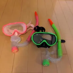 キッズ用　シュノーケル男女2セット　AQA