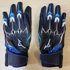 バッティング用手袋 青と黒