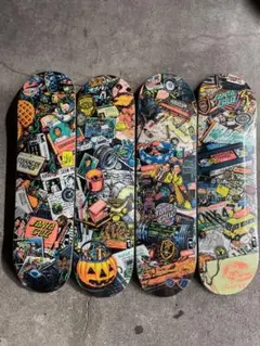 おまけ付き 4枚セット サンタクルーズ ストレンジャーシングス スケートボード