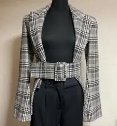 森星さん着用⭐︎off-white オフホワイト チェックジャケット