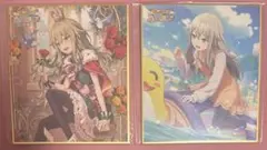 プロセカ ミニ色紙 第44弾B 草薙寧々 特訓前 特訓後