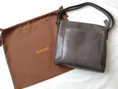 HIROFU ヒロフ ショルダーバッグ 斜め掛け 本革 レザー