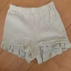 petit main ミントカラー　フリル付きショートパンツパンツ 120