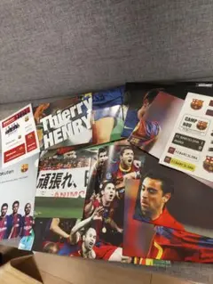 FCバルセロナ ポスター　ステッカー　ノベルティ等　新品未使用