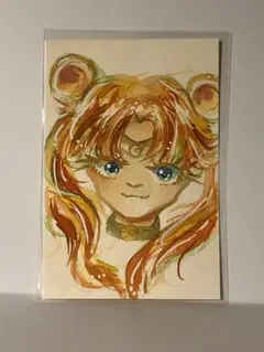 美少女戦士セーラームーン 絵はがき 手描き