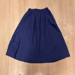 無印良品【MUJI】フレアスカート ⭐︎ 麻100% 裏地付き ⭐︎