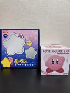 【新品未開封】星のカービィ ポーズフィギュア BIG ワープスター型ネオンミラー