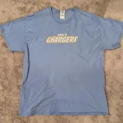 【大きいサイズ】HAML/N CHARGERS ライトブルー Tシャツ