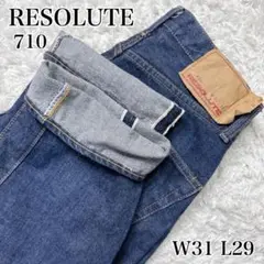RESOLUTE 710 セルビッチ 濃紺 赤耳 ボタンフライW31 L29