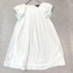 ポロラルフローレン　コットンガーゼ　ノースリーブワンピース　150cm 白