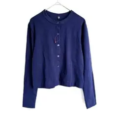 UNIQLO ネイビー ボタン付きカーディガン Sサイズ