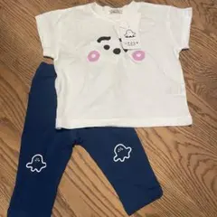 【新品タグ付き】シナぷしゅ　 Tシャツセットアップ　90