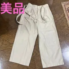 未使用品❣️ユニクロ　リネンワイドパンツ
