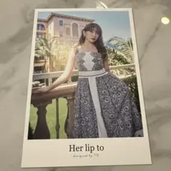 Herlipto ハーリップトゥ　ポストカード　小嶋陽菜