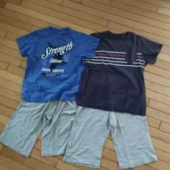 160cm男子パジャマ　2着セット