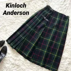 【キンロックアンダーソン】 プリーツスカート チェック スコットランド製