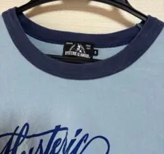Hysteric Glamour くすみブルー　ヒスガール　Tシャツ