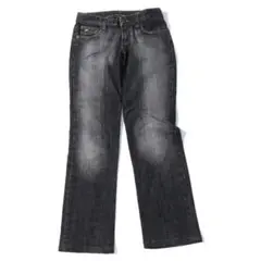 Z1382 DKNY ダナキャラン★デニムパンツ ジーパン ブラック 2