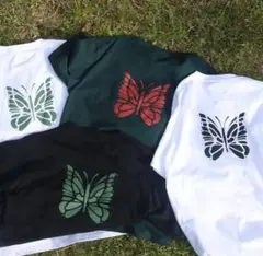 新品 NEEDLES × JEANSFACTORY 別注ビッグパピヨンTシャツ