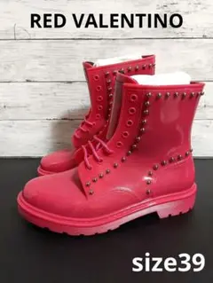 ☆RED VALENTINO レッドヴァレンティノ☆コンバットブーツ☆39