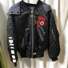 90s ピンクハウス ジャケット ジャンパー MA-1 ワッペン 刺繍