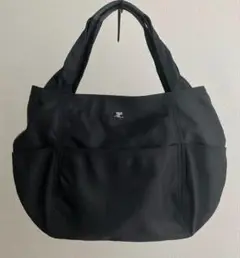 レア　クレージュ　トートバッグ　ナイロン　黒　A4 ビジネス　仕事