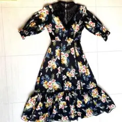 エイミーイストワール　花柄ロングワンピース