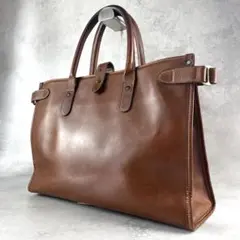 入手困難✨ エッティンガー ETTINGER ビジネスバッグ カウレザー 茶色