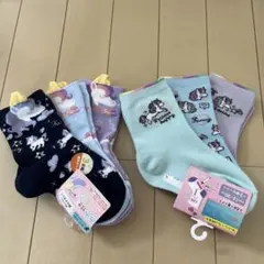 ユニコーン柄キッズ靴下3足セット