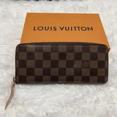 ルイヴィトン ダミエ ポルトフォイユ クレマンス ラウンドファスナー 長財布