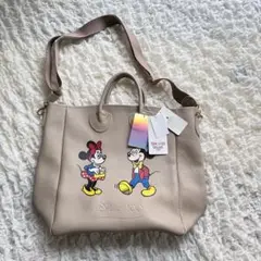 【極美品】YOUNG ＆ OLSEN ディズニー100周年記念 トートバッグ 極美品】YOUNG ＆ OLSEN ディズニー100周年記念 トートバッグ