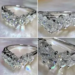 【極照マーキスダイヤモンド☆】TASAKI ダイヤモンド プラチナ リング