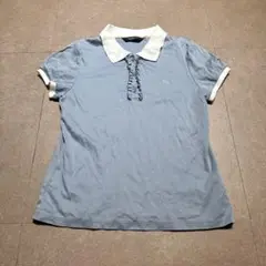 Burberry London キッズ　ポロシャツ　半袖　水色　160A