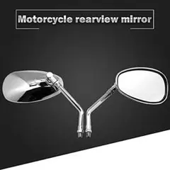 正ネジ 10mm バイク ミラー バイクミラー メッキ Ο◎左右セット！！◎