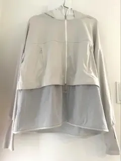 しいちゃん　遮光　パーカー　グレージュ　セットアップ　パンツ　メッシュ付き