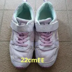 ムーンスター LUVRUSH. パープル スニーカー 22cmEE