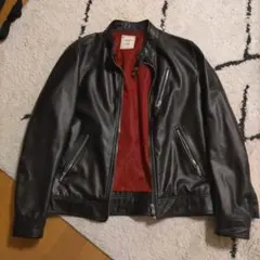 CONFIRM RIDERS ブラックレザーライダースジャケット Lサイズ