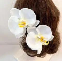 胡蝶蘭髪飾り