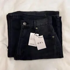 【未使用】GRL ストレートワイドデニムパンツ