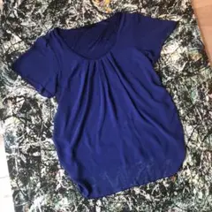 【美品】アナイ-ANAYI-ドレープブラウス サイズM