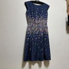 クミキョク　花柄　ワンピース