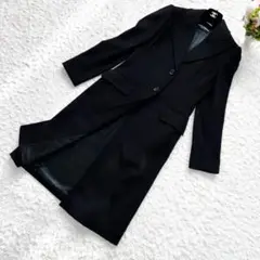 美品 DOLCEu0026GABBANドルガバ カシミヤ チェスター コート ブラック